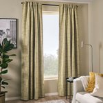 Комплект штор IKEA LONNSTAVMAL, Оливковый, 145x250 см, 2 шт