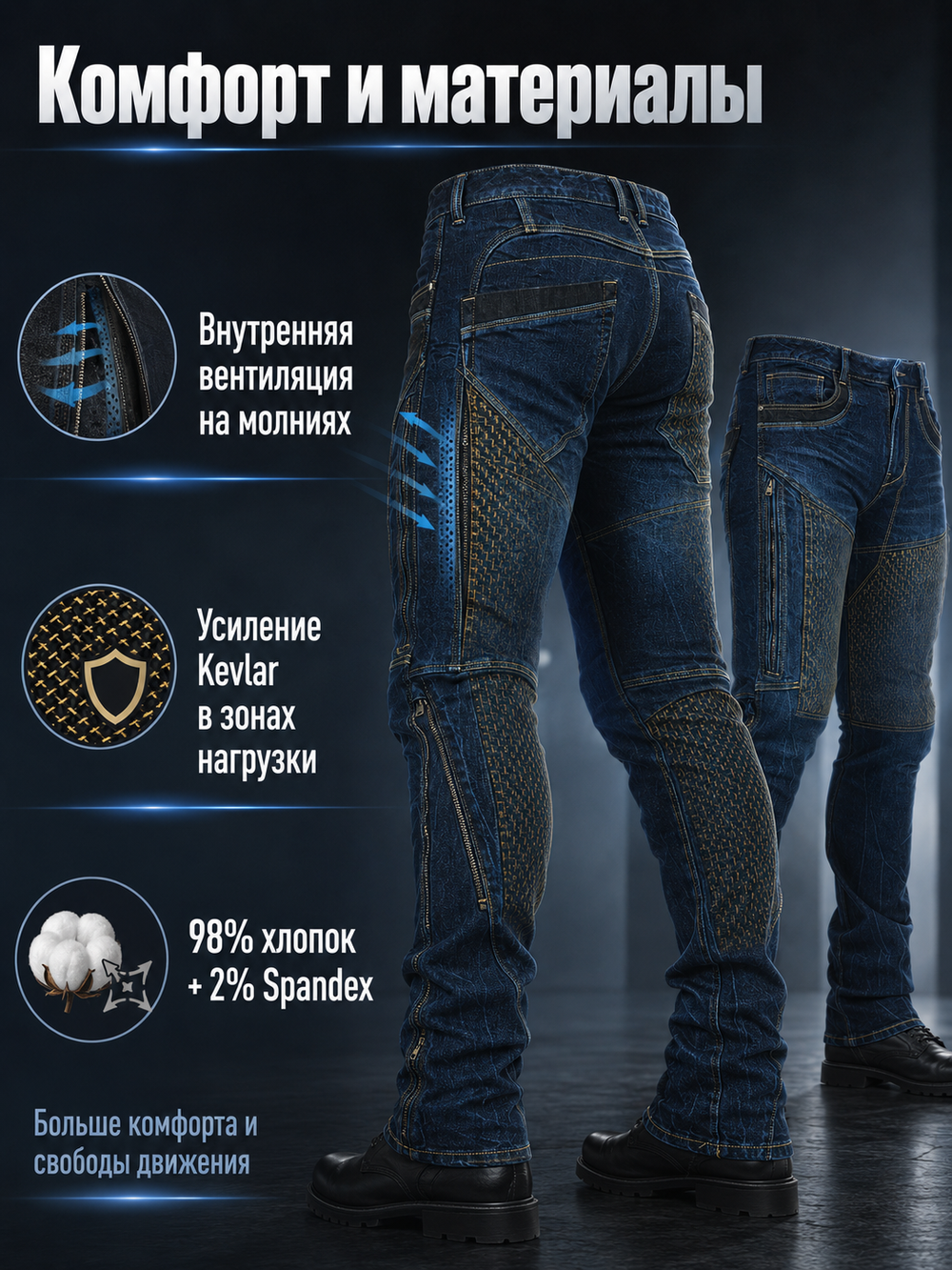 ДЖИНСЫ MAXLERJEAN MJ-002 BLUE 30
