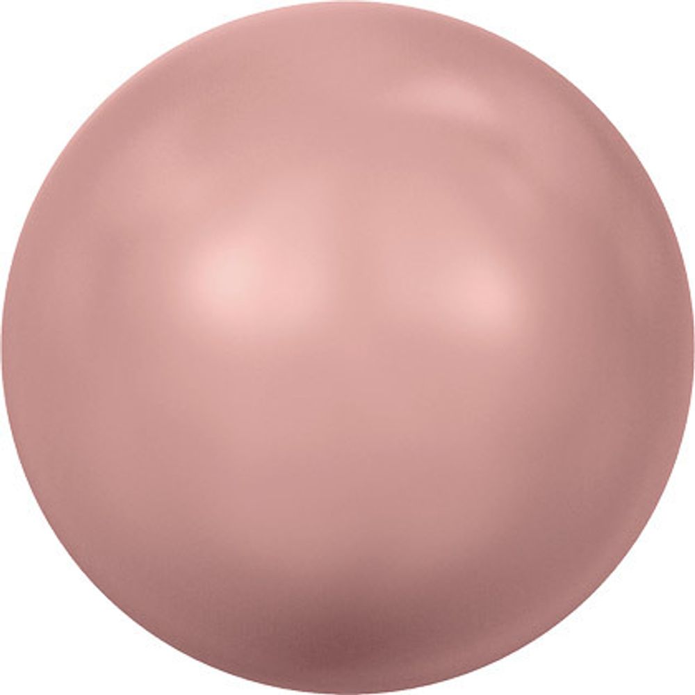 Бусины стекло (жемчуг) ⌀8 мм, 10 шт, св.розовый (pink coral 716), 5810 Бусины стекло (жемчуг) ⌀8 мм, 10 шт, св.розовый (pink coral 716), 5810