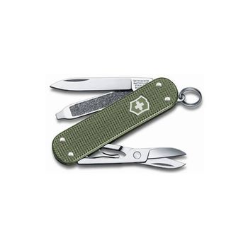 Нож перочинный Victorinox Alox Classic 58 мм 5 функций оливковый (0.6221.L17)