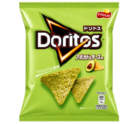 Чипсы кукурузные Doritos Avocado & Cheese со вкусом авокадо и сыра