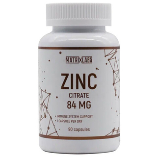 Matrix Labs Zinc Citrate 84 мг. (90 капс.) [M]