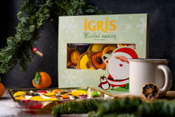 Мармелад IGRIS "С Новым годом" 370 грамм. ОБЕЧАЙКА НА GOLD