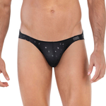 Черные трусы-слипы со звездочками Illusion Brief Bikini (Размер: M) (Цвет: черный)