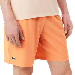 Мужские теннисные шорты Lacoste Tennis X Novak Djokovic - orange/white
