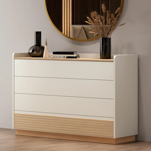 Комод NOA 2059 Neutro/Lacado Branco IDC Mobiliario