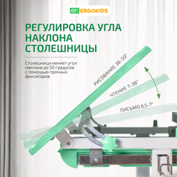 Детский стол и стул Ergokids Anty