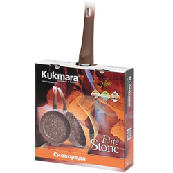 Сковорода алюминий, 24 см, антиприг, Kukmara, Elite stone, с241ес, съем руч