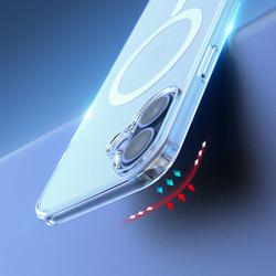 Усиленный прозрачный чехол с поддержкой MagSafe от Dux Ducis для iPhone 16, серия Clin Mag Series Case