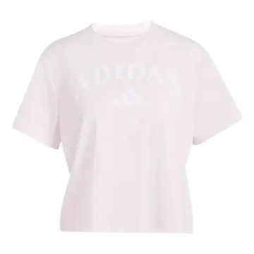 Женская теннисная футболка Adidas Heritage Tennis Graphic - distant pink