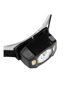 Фонарь аккумуляторный налобный AccuH3-L5W-bk LED 5Вт + 2хRED SMD IP54 5 режимов: 100проц. 180лм 3.5ч/50проц. 110лм 5.5ч/30проц. 65лм 15ч/красн. 28ч/мигающ. красн. 12ч аккум. управл. жестами черн. JazzWay 5036703