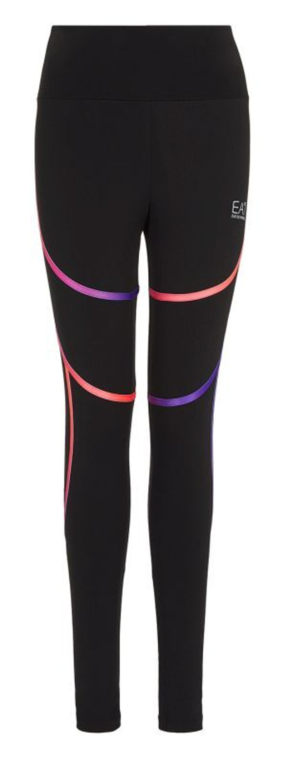 Leginsy EA7 Woman Jersey Leggings - черный
