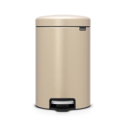 Мусорный бак с педалью newIcon 12л Brabantia Минерально-золотой