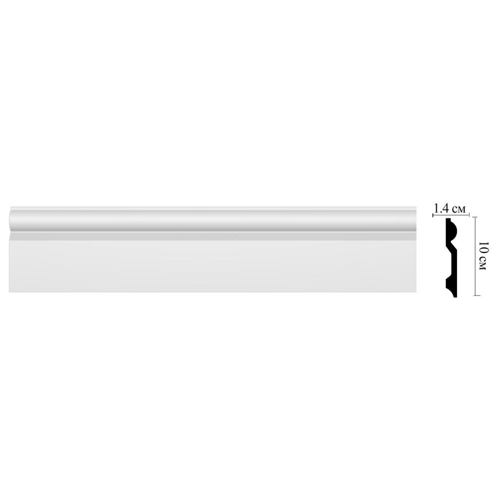 Плинтус Decormaster Дюропрофиль D137 ДМ