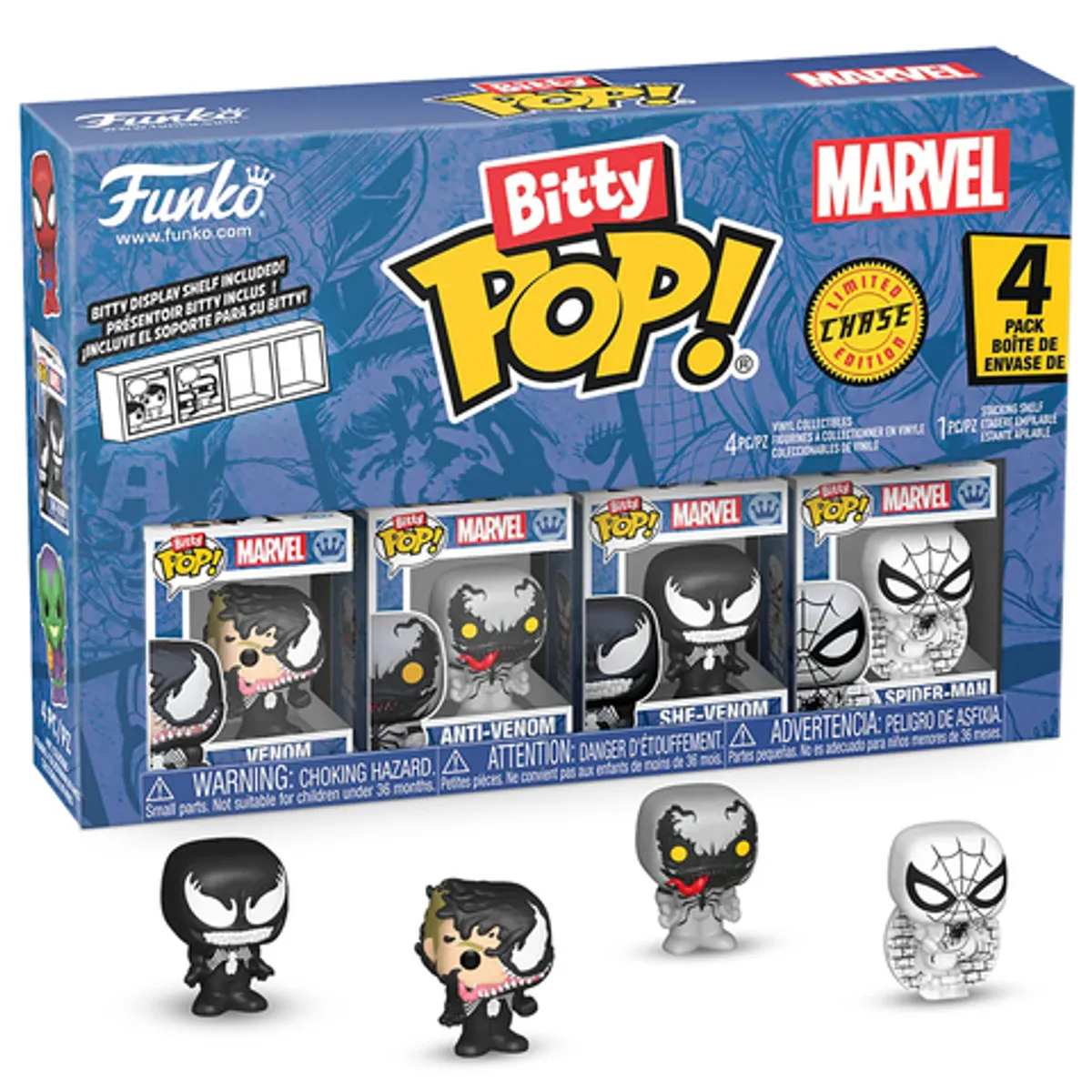 Funko Bitty POP! Marvel Spider-Man 4 Pack Series 4