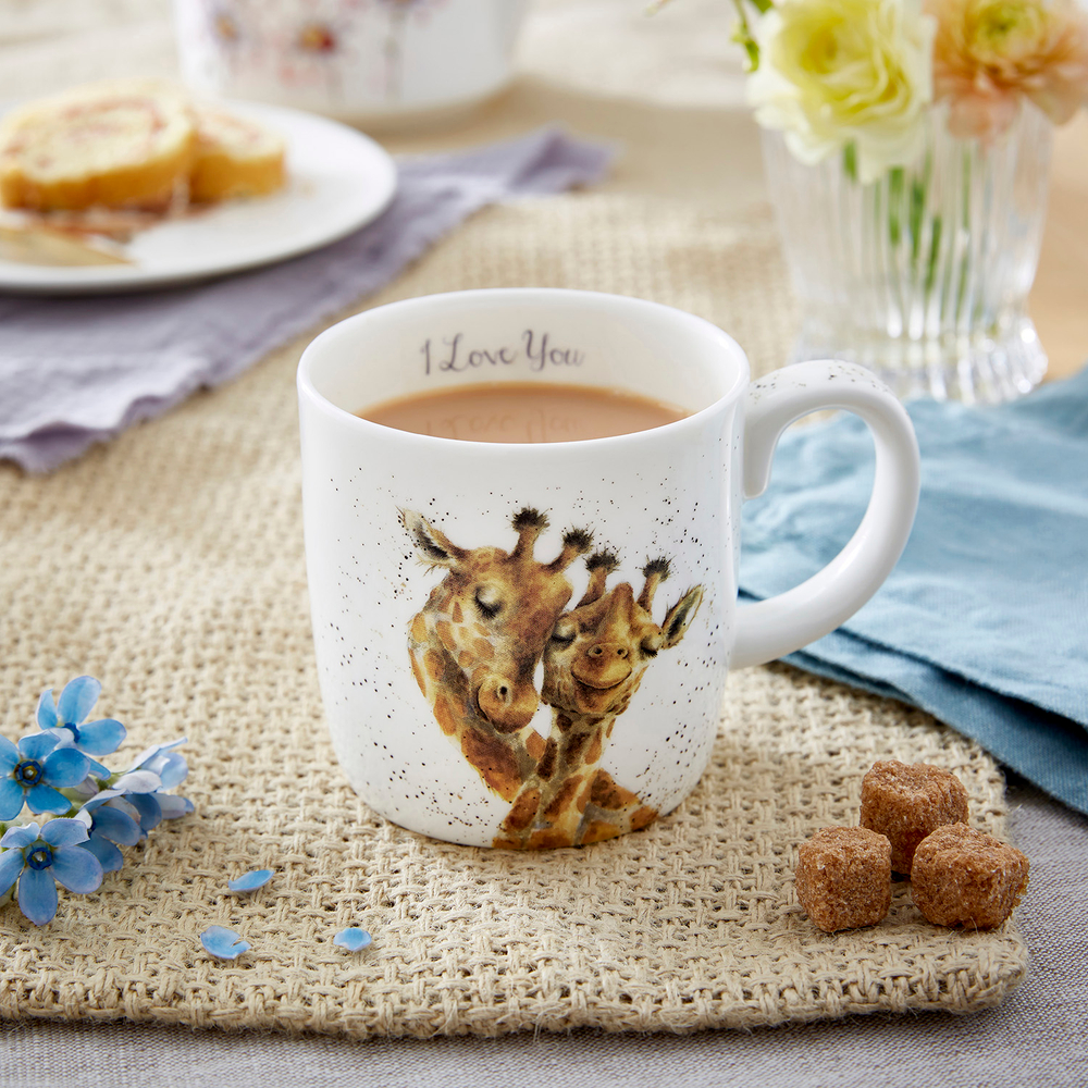 Royal Worcester Кружка Wrendale Designs 400 мл Я люблю тебя жирафы MMSI4020-XD