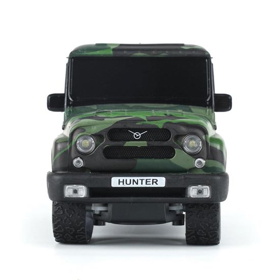 Машина р/у UAZ HUNTER 18 см, свет, камуф, кор. Технопарк