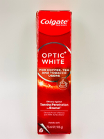 Colgate Optic White Отбеливающая зубная паста для любителей кофе, чая и табака 75 мл