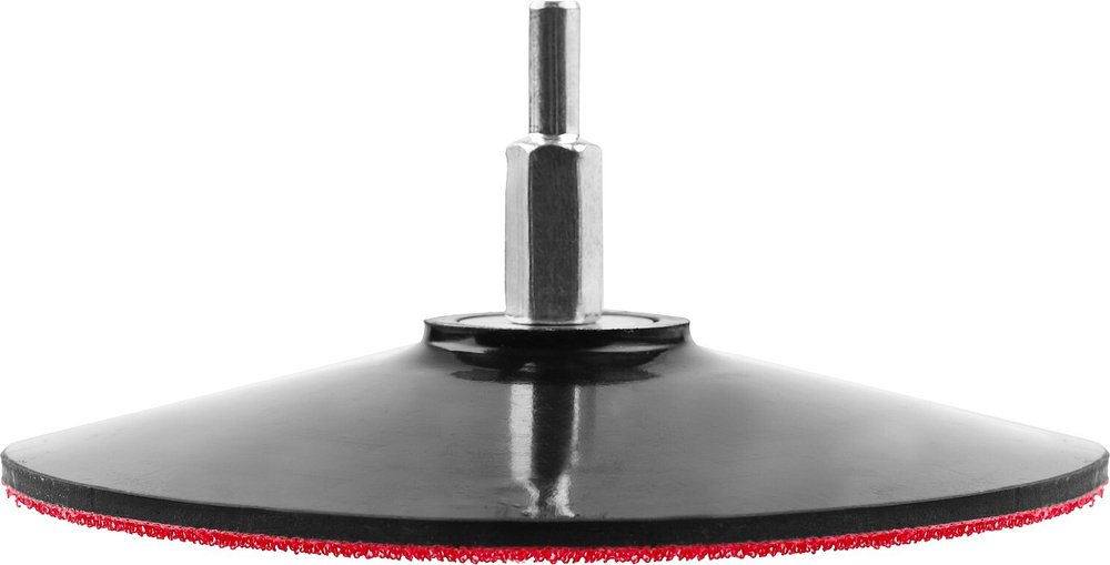 STAYER d 125 мм, резиновая, опорная тарелка на липучке для дрели (35740-125)