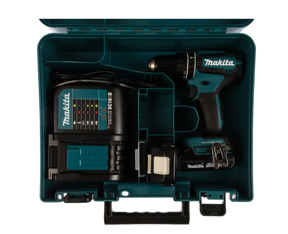 Аккумуляторная дрель-шуруповерт Makita DHP485SYE