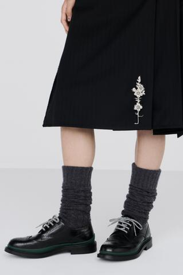 ZARA X BAISI GUADAGNINO ШЕРСТЯНЫЕ НОСКИ, ТЕМНО-СЕРЫЙ