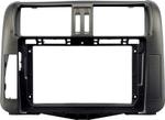 Магнитола для Toyota Land Cruiser Prado 150 2009-2013 (рамка графит) - Teyes LUX ONE ROUND монитор 12.3" 2K QLED на Android 10, Быстрая, CarPlay, 4G SIM-слот
