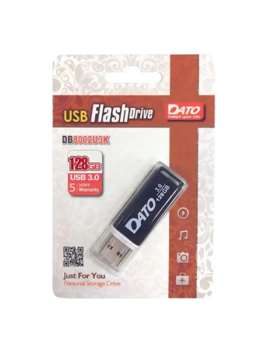 Память USB Flash 128 ГБ DB8002U3 DB8002U3K-128G BLACK