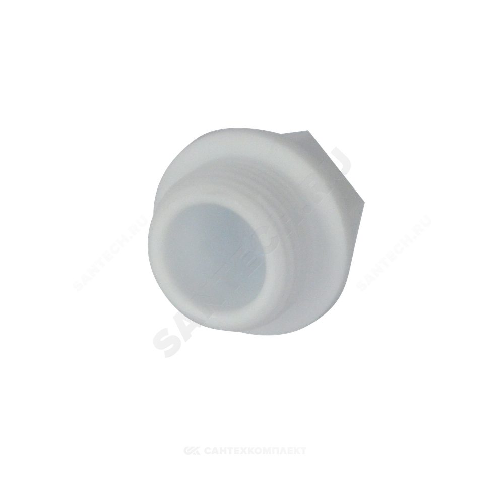 Заглушка PP-R белая Дн 20х1/2" НР PRO VALFEX 10163020-PRO