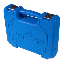 KING TONY (44802AMP) Гайковерт пневматический ударный 1/2", 678 Нм, с комплектом головок, 16 предметов