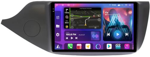 Магнитола для KIA Ceed 2 2012-2018 (рамка матовая) - FarCar BM9-2K-7095M монитор 9.5" 2K QLED на Android 14, Быстрая, CarPlay, 4G SIM-слот