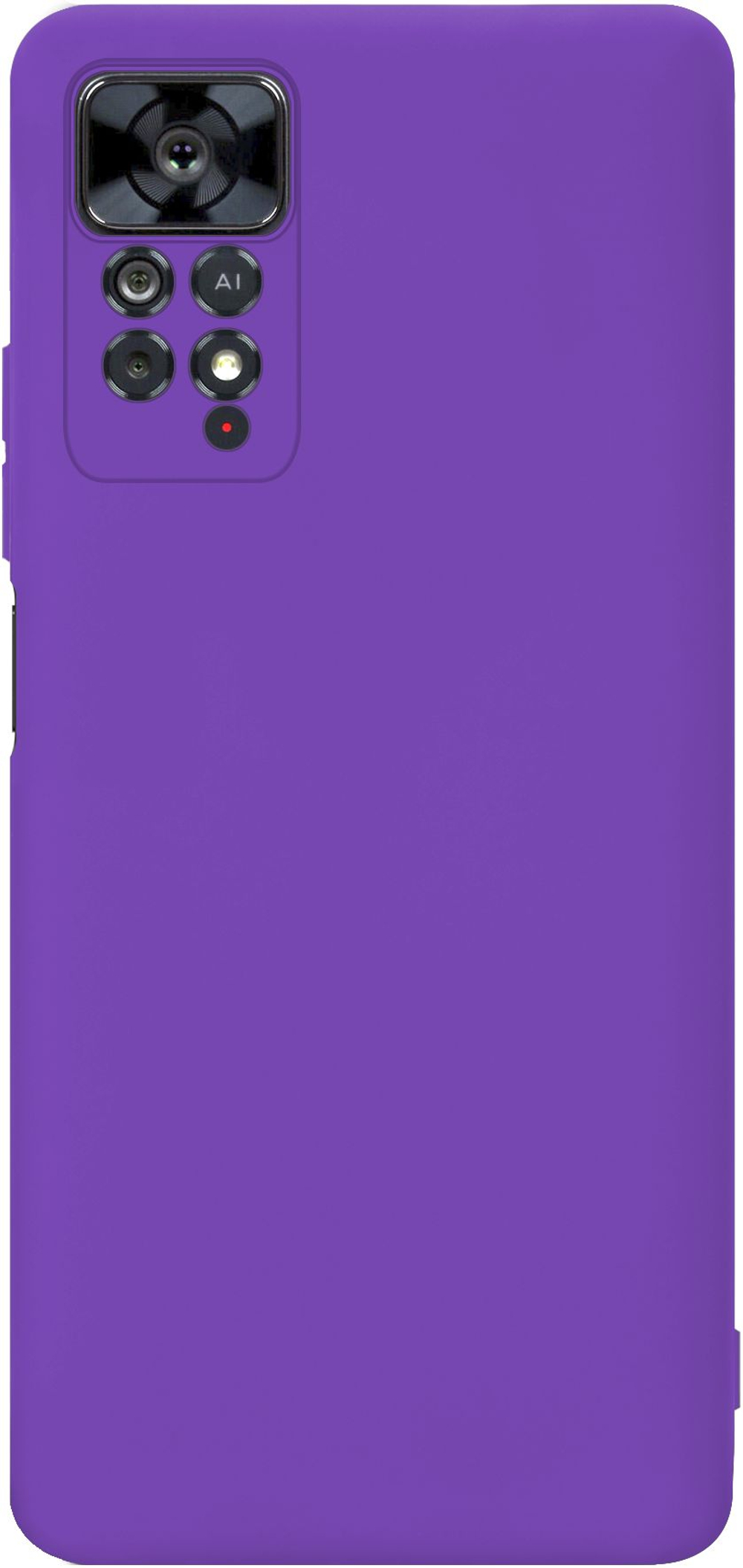 Мягкий Soft Touch чехол из силикона для XIAOMI REDMI NOTE 11 PRO 5G с бархатной подкладкой