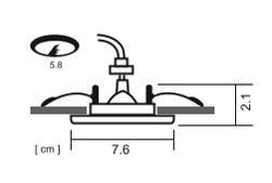 Светильник потолочный Arte Lamp Basic A2103PL-1GY
