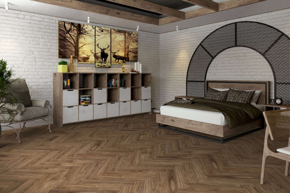 Кварц-винил SPC Damy Floor London SPC 0,75мм 4,2 мм ДЕРБИ 1.059 м2