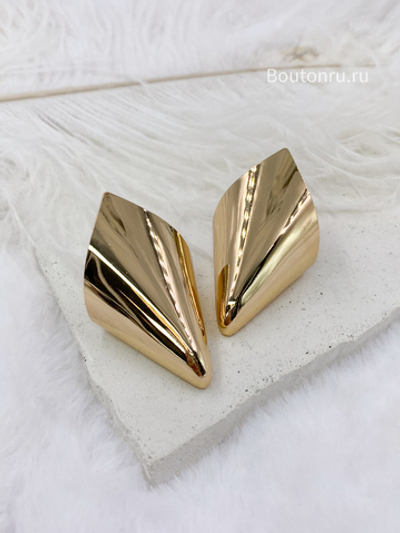 Металлические золотистые наконечники для туфель острой формы