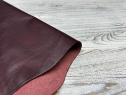 Натуральная кожа Ecopell Bordo+Beige Италия