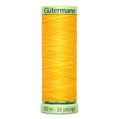 Нить Top Stitch 30/30 м для декоративной отстрочки, Gutermann, 417 одуванчиковый