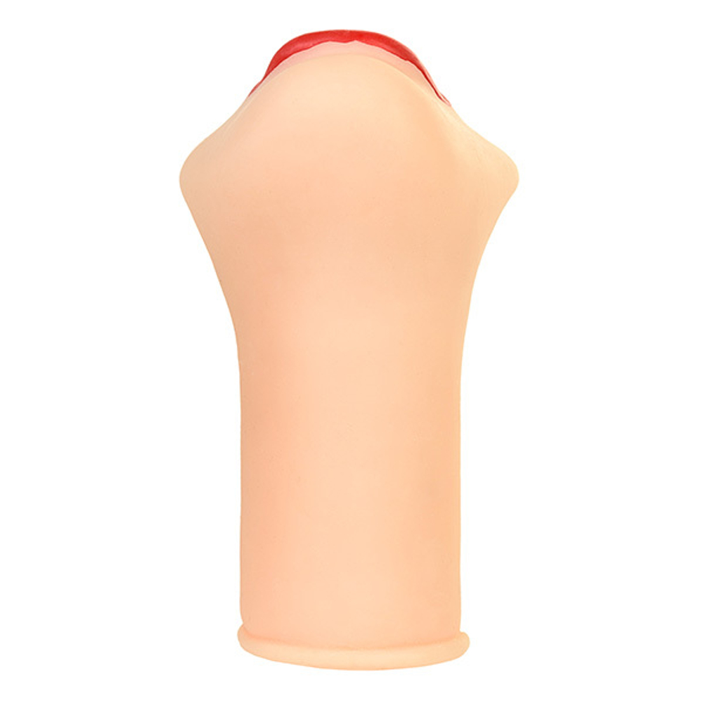 Телесный реалистичный мастурбатор-ротик 12,6см ToyFa Juicy Pussy Lips 893005