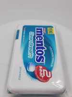 MENTOS Пастилки CleanBreath с цинком со вкусом мяты без сахара, 2 часа свежее дыхание, 21 г, Турция