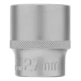 Головка торцевая, 27 мм, шестигранная, CrV, под квадрат 1/2 Stels — фото 3