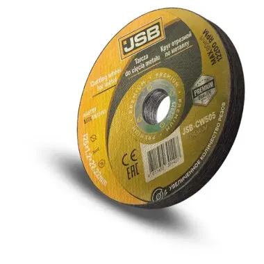 Круг отрезной по металлу 125x1,2x22,2мм(10шт к-т) JSB JSB-CW505 PREMIUM[10шт к-т]