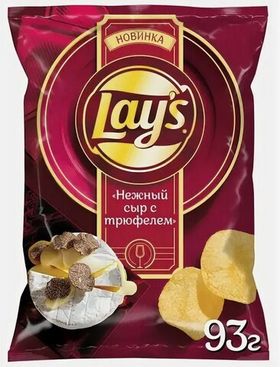 Чипсы Lays Нежный сыр с трюфелем, 93 г