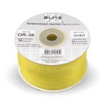 Лента капроновая (органза) 38.0 мм / 22.8±1 метра, 069 оливковый, Blitz OR-38