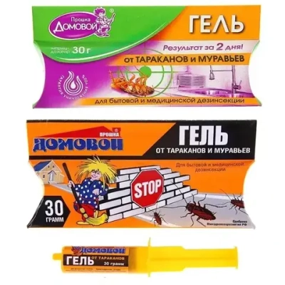 Гель от тараканов «Домовой Прошка» 30 г (шприц)