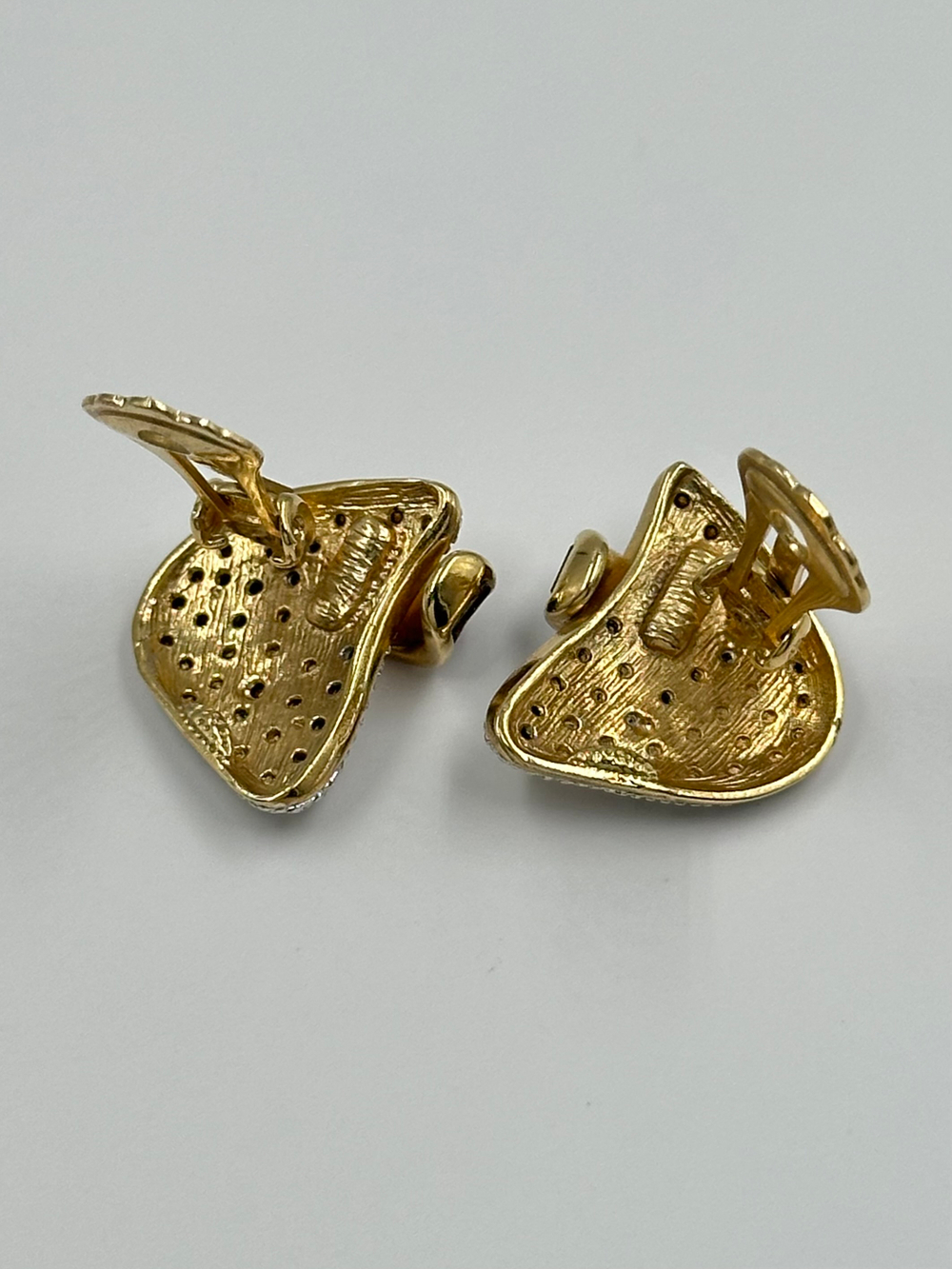 Клипсы с кристаллами