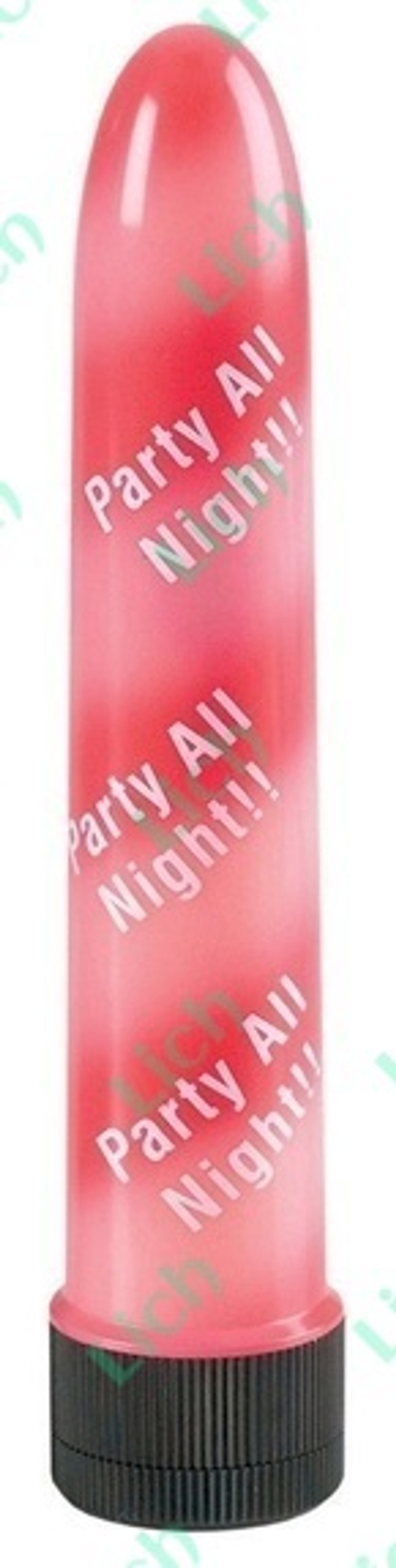 Бело-красный вибратор PARTY ALL NIGHT