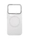 Защитный чехол для Xiaomi 17 Pro c MagSafe белый с серебристой рамкой (White-Silver)