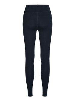 Leginsy Tommy Hilfiger RW Split Graphic Legging - Бирюзовый