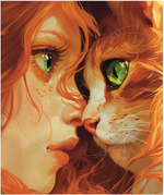 Тетрадь общая "Anime cats", 48 л., скрепка