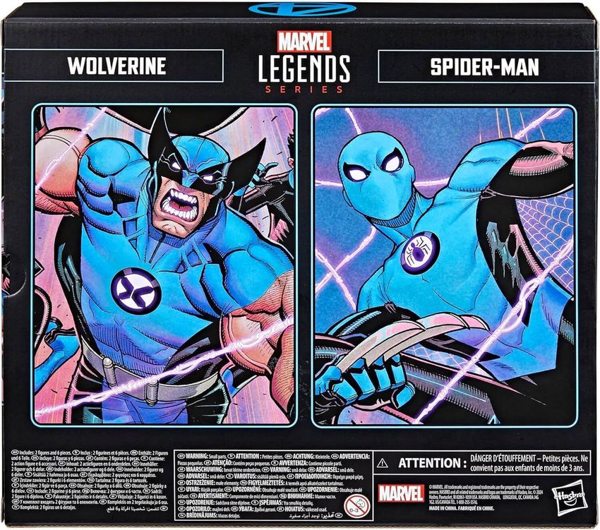 Wolverine and Spider-Man — Fantastic Four Marvel Legends 2-Pack