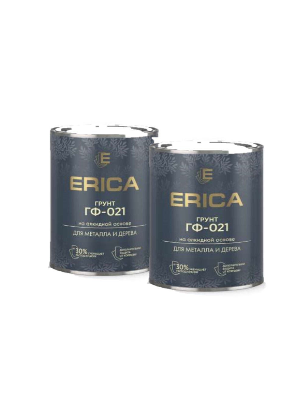 Грунт Erica ГФ-021, серая 0,8 кг 2 шт.